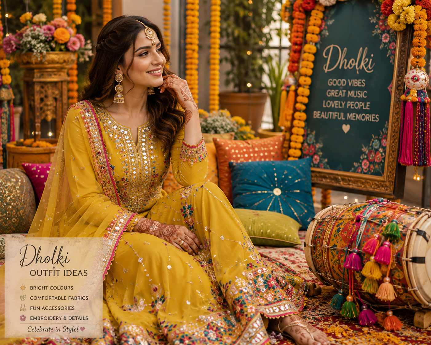 Dholki Outfit Ideas What to Wear to Pakistani Pre-Wedding Celebrations (UK)