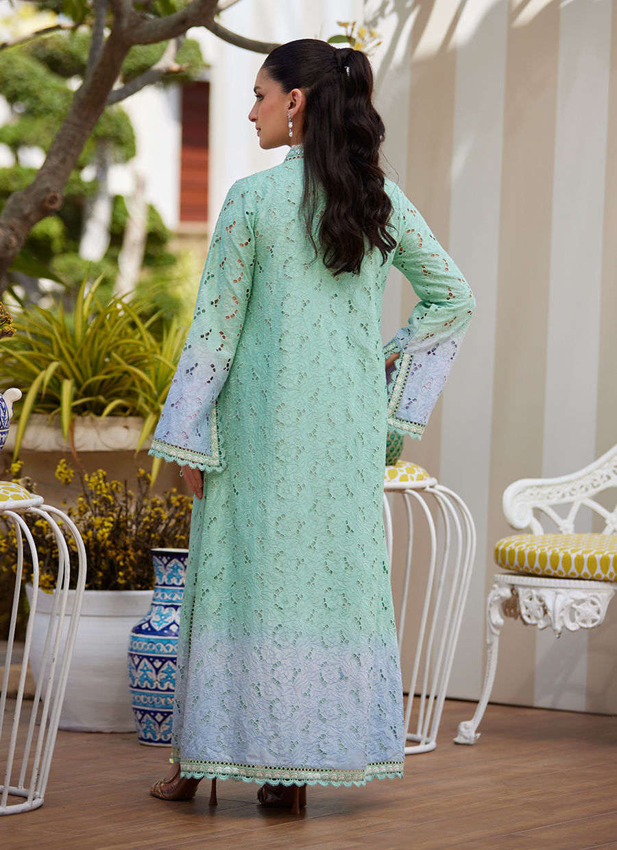 Farah Talib Aziz | Luxe Pret | Ciya Aqua Kaftan