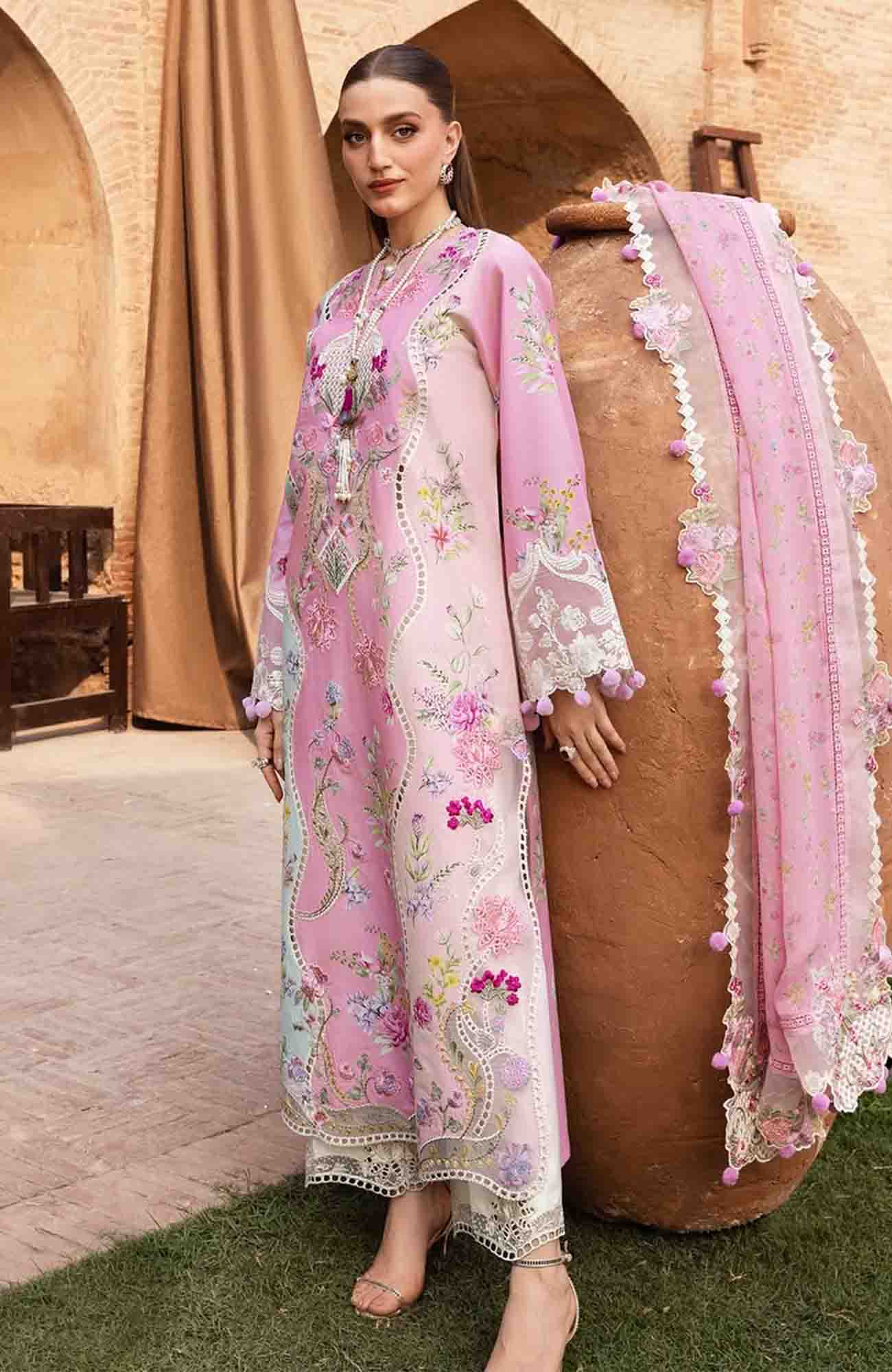 Saira Shakira| Breeze 2026 | Embroidered 3 Piece 7A