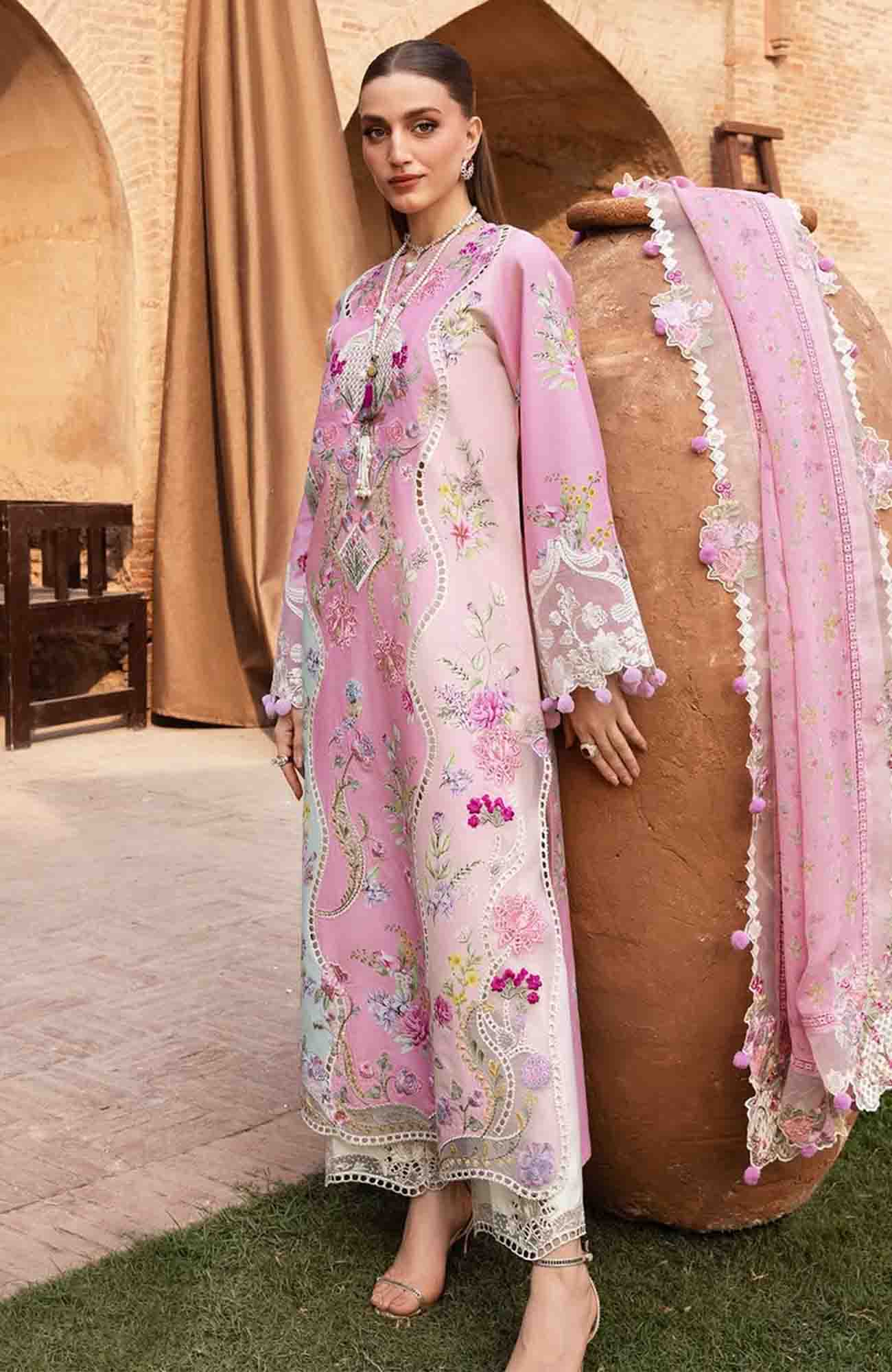 Saira Shakira| Breeze 2026 | Embroidered 3 Piece 7A