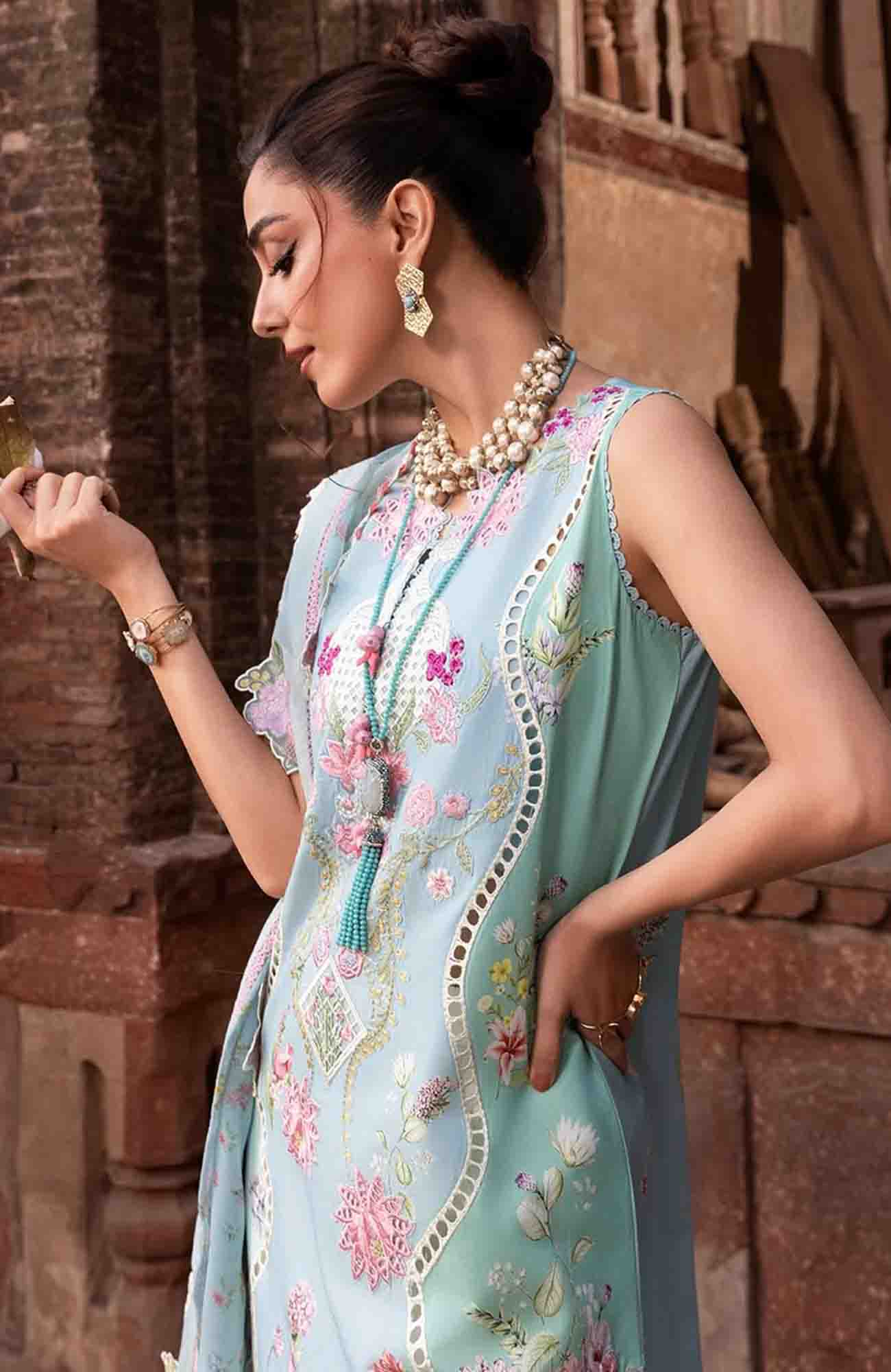 Saira Shakira| Breeze 2026 | Embroidered 3 Piece 7B