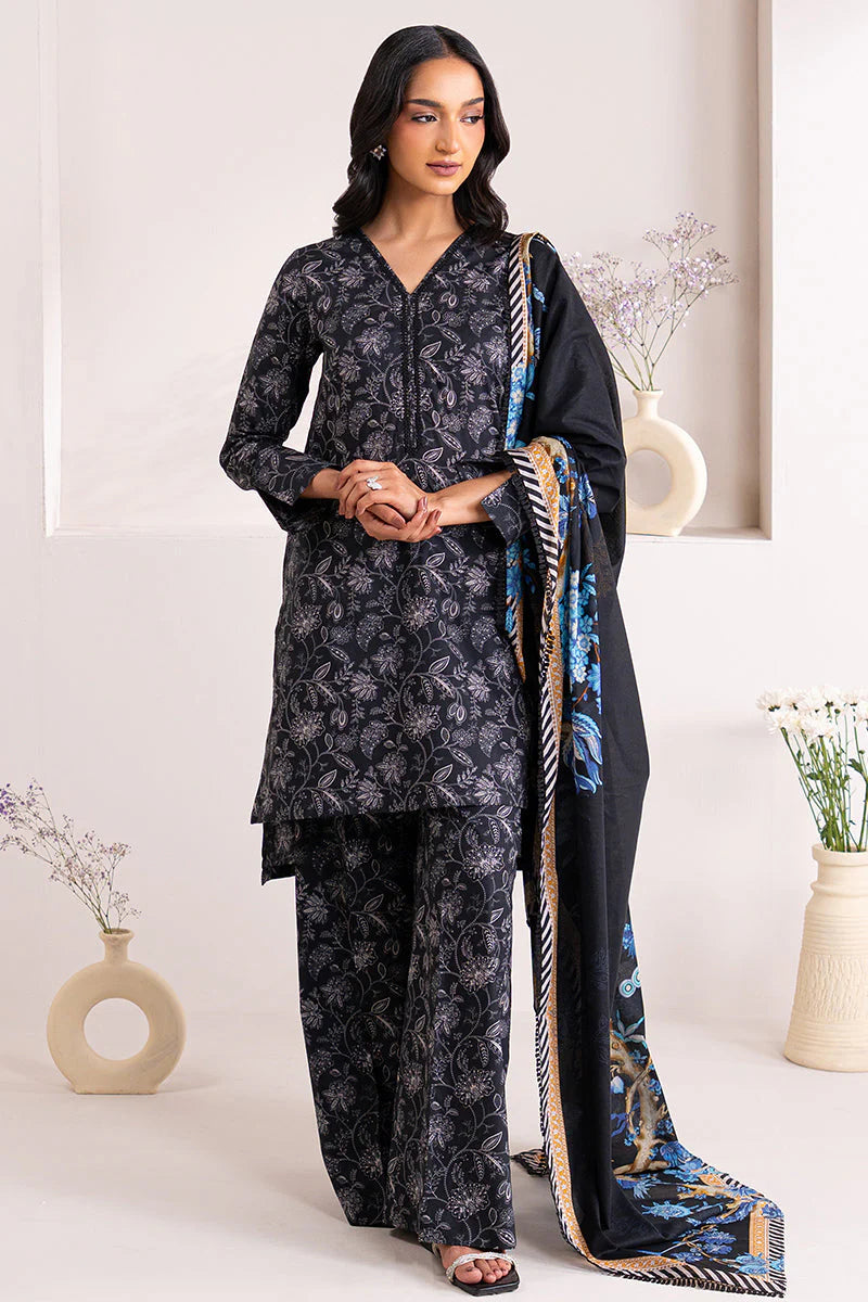 Cross Stitch -RAVEN ZEST-3 PIECE PRINTED LAWN SUIT
