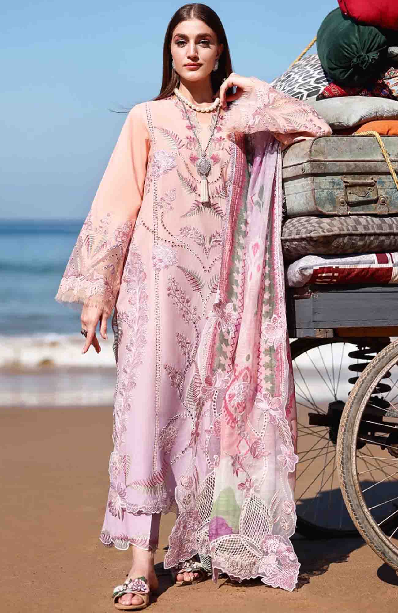 Saira Shakira| Breeze 2026 | Embroidered 3 Piece 3A