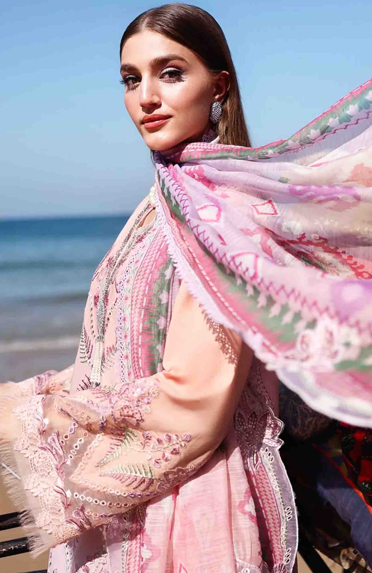Saira Shakira| Breeze 2026 | Embroidered 3 Piece 3A