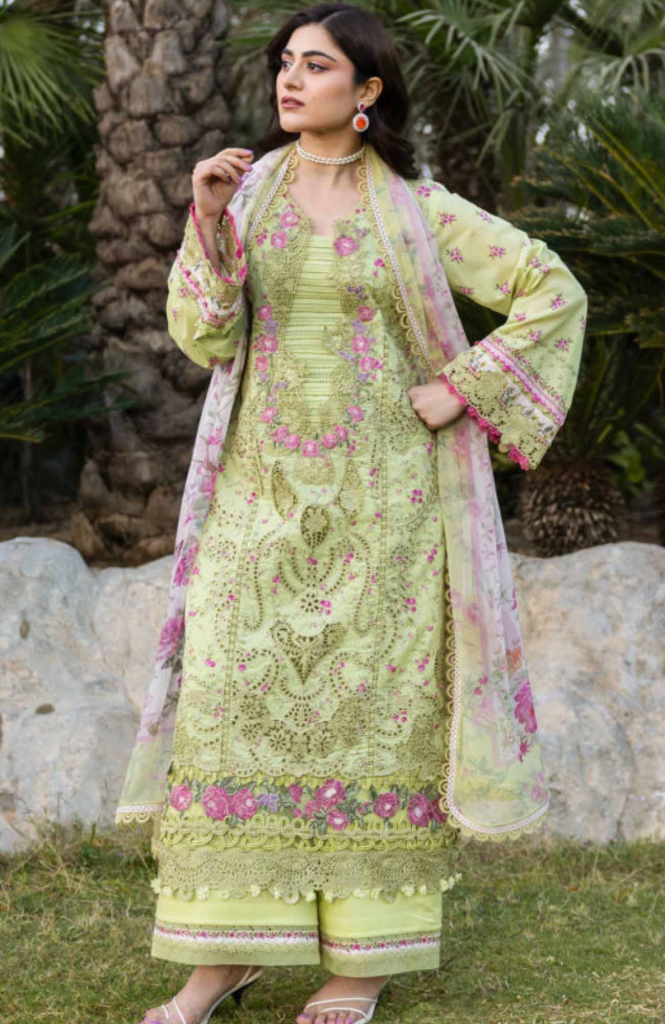 Elaf | CHIKANKARI PRINTS | HINA