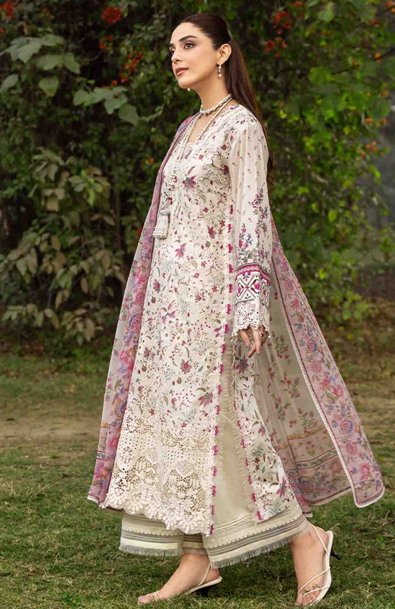 Elaf | CHIKANKARI PRINTS | MEHR