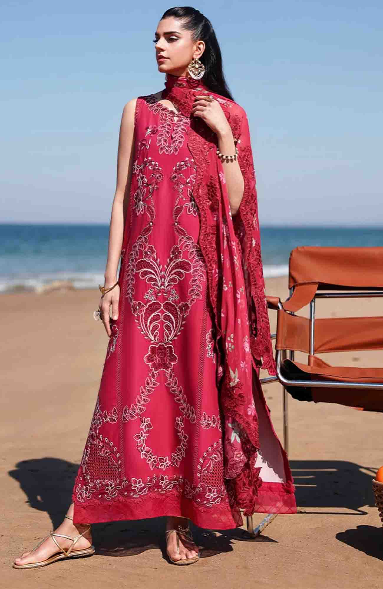 Saira Shakira| Breeze 2026 | Embroidered 3 Piece 4A