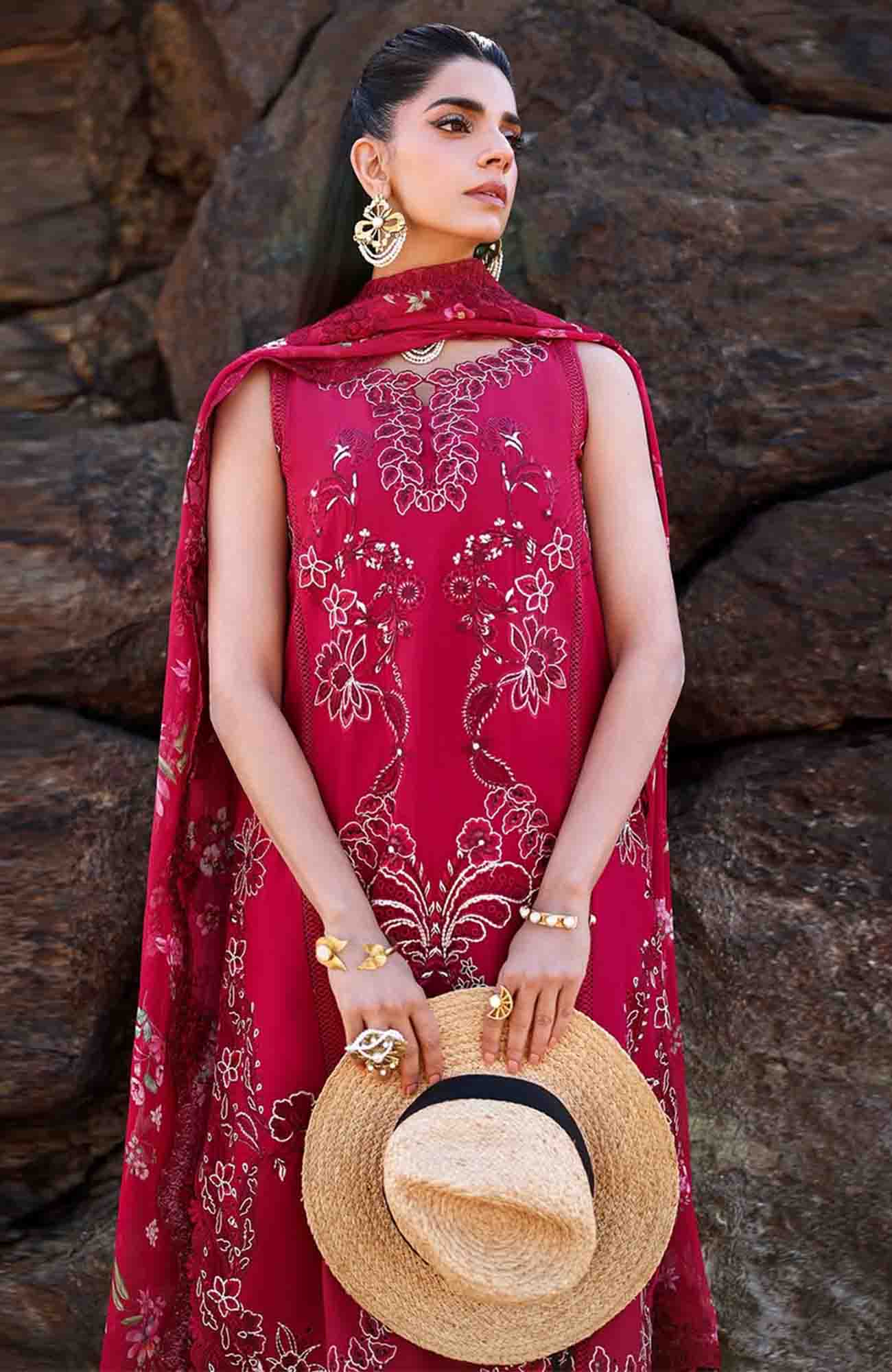 Saira Shakira| Breeze 2026 | Embroidered 3 Piece 4A