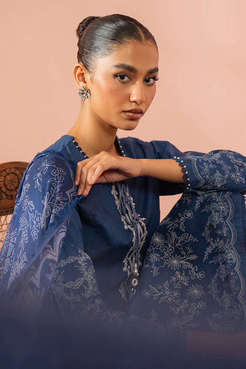 Cross Stitch - Cambric 3Pc - Ornate Blue