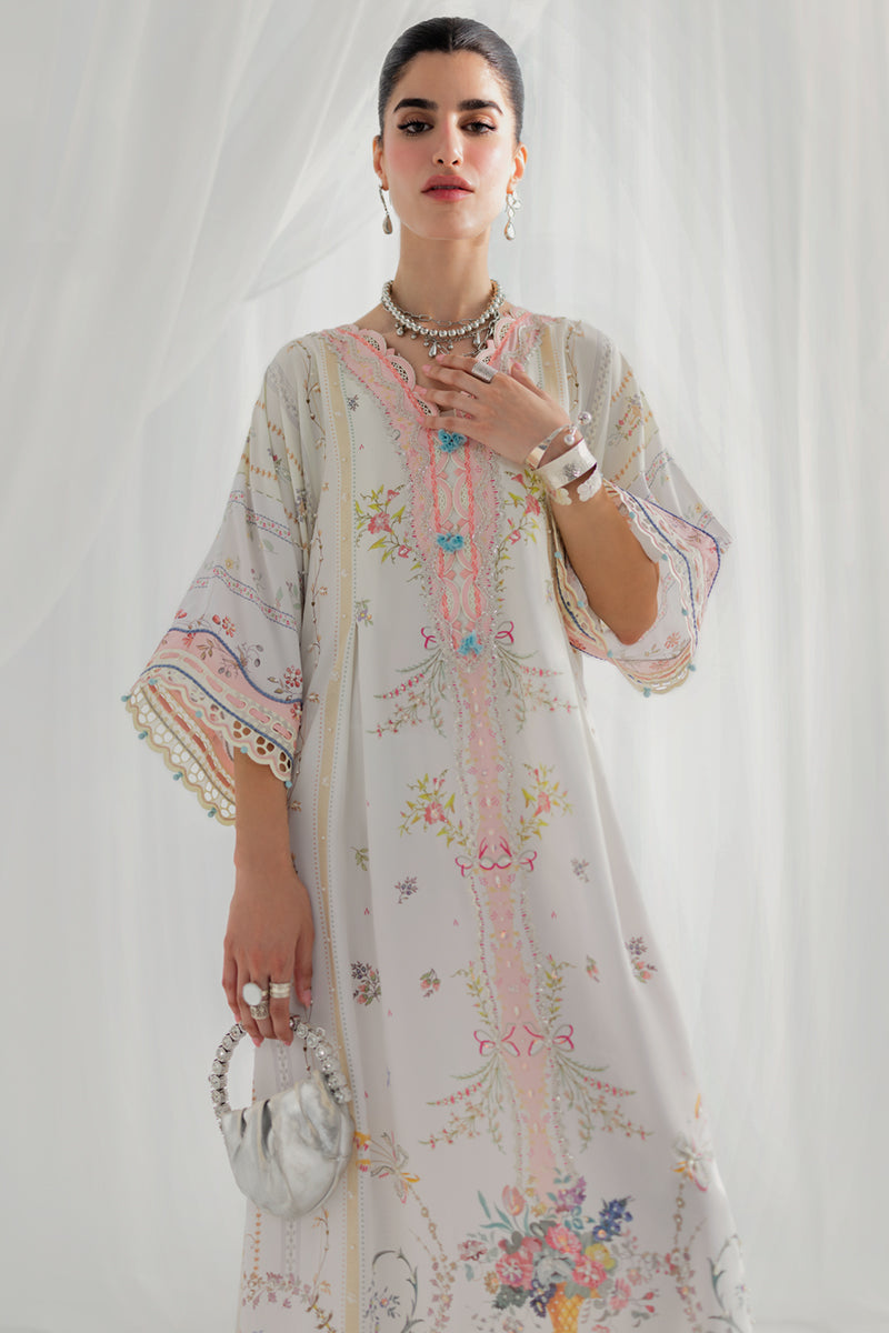 Qalamkar | Luxe Silk 2025 | LK-08 BIANCA