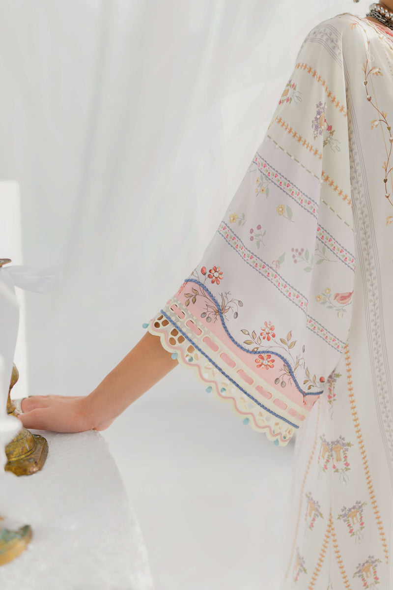 Qalamkar | Luxe Silk 2025 | LK-08 BIANCA