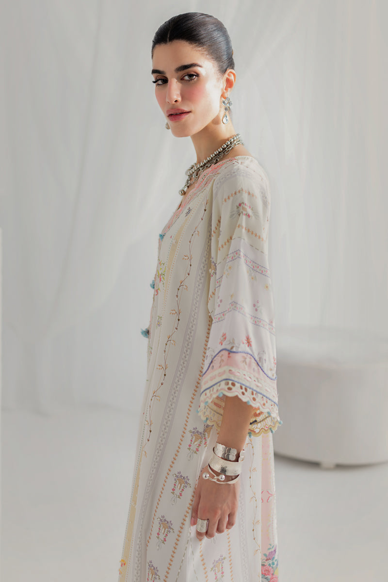 Qalamkar | Luxe Silk 2025 | LK-08 BIANCA