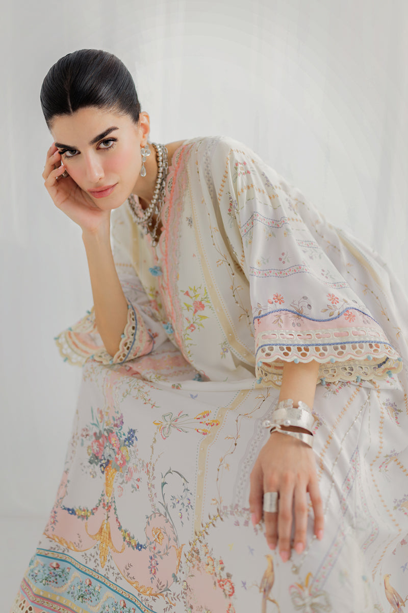 Qalamkar | Luxe Silk 2025 | LK-08 BIANCA
