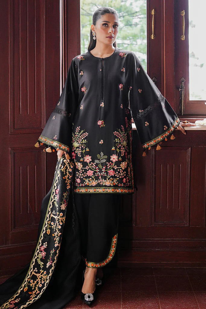 Cross Stitch = Satin De LUXE - RAVEN BLOSSOM 3PC