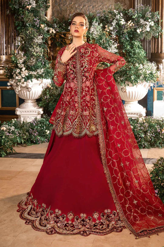 Maria.B 3 Piece Stitched Embroidered Organza Suit | BD-2908