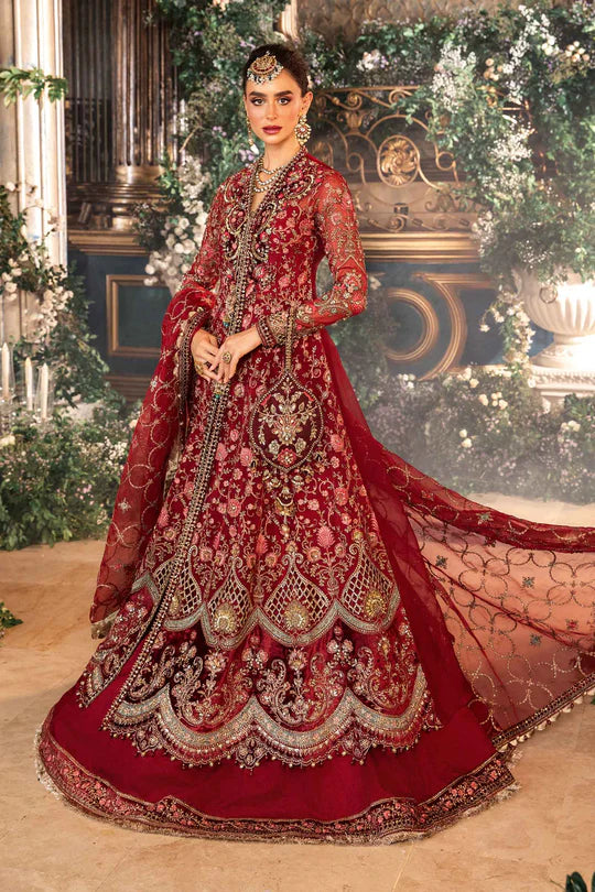 Maria.B 3 Piece Stitched Embroidered Organza Suit | BD-2908