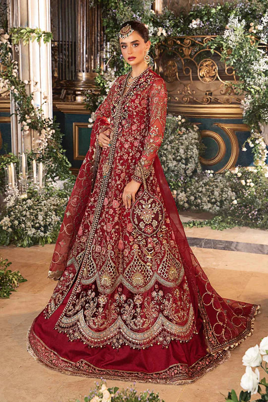 Maria.B 3 Piece Stitched Embroidered Organza Suit | BD-2908