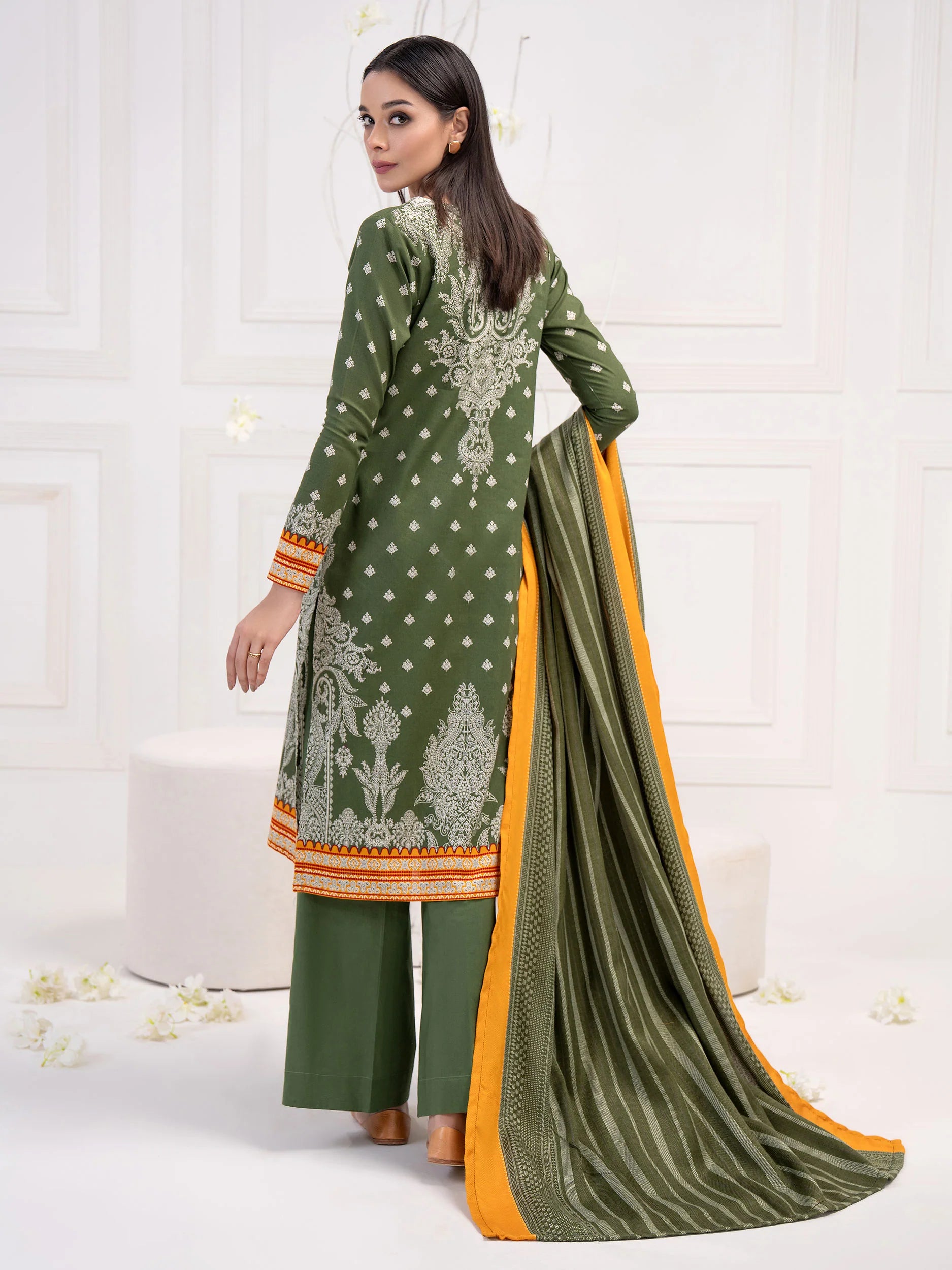 LimeLight - Winter - 3pc Khaddar Suit-Printed -U3145