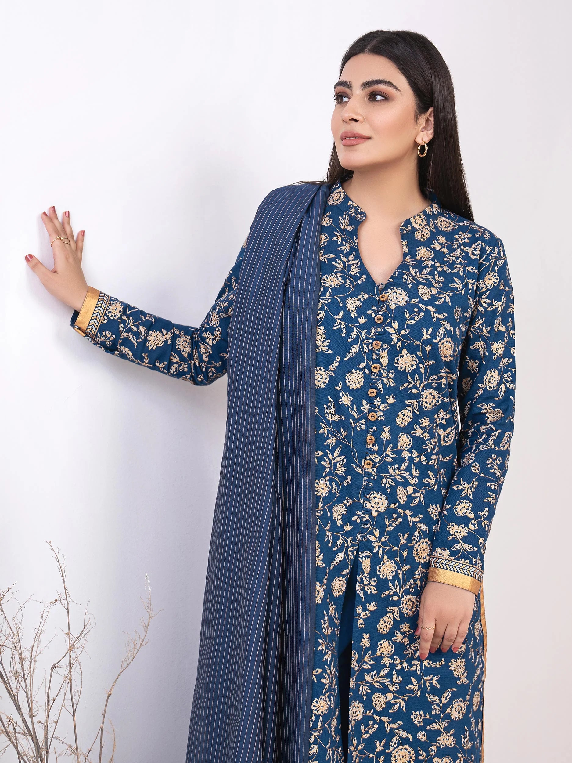 LimeLight - Winter - 3pc Khaddar Suit-Printed - U3258