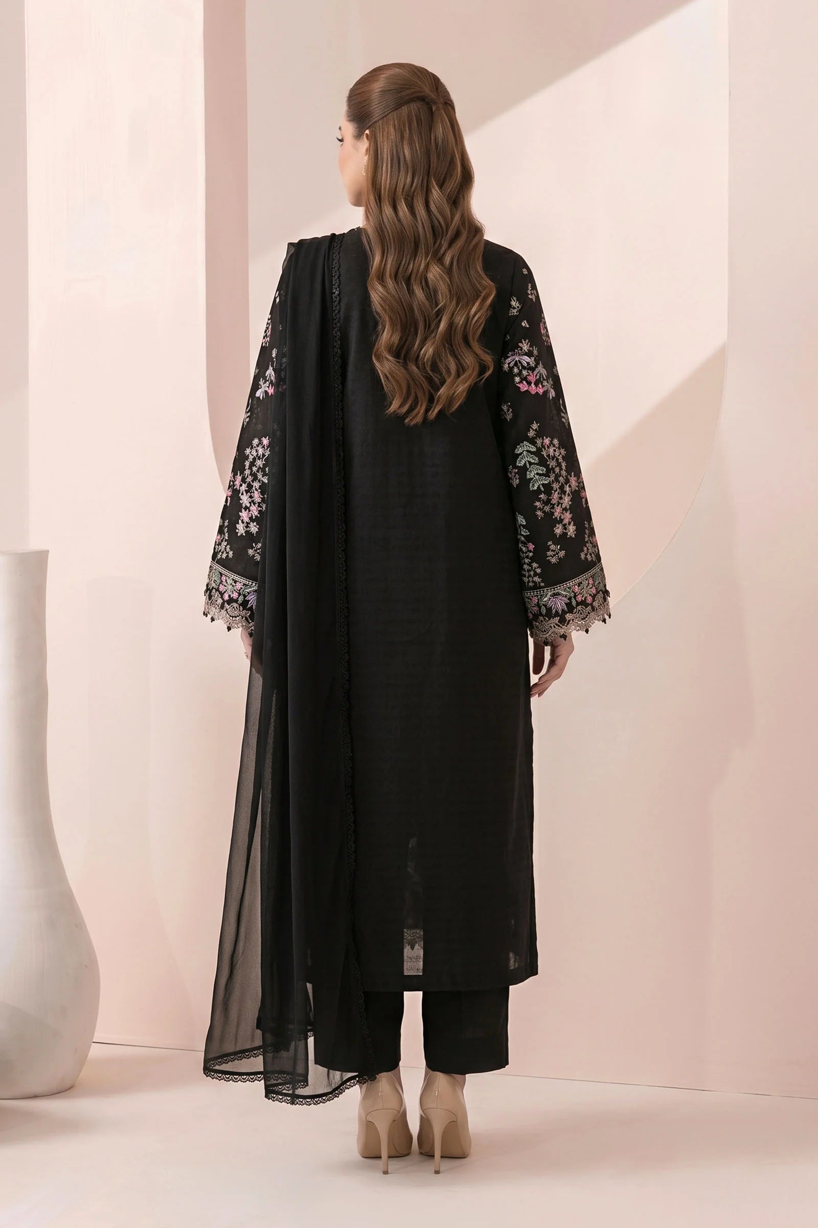 Maria.B | 3 Piece Embroidered Dobby Jacquard Suit