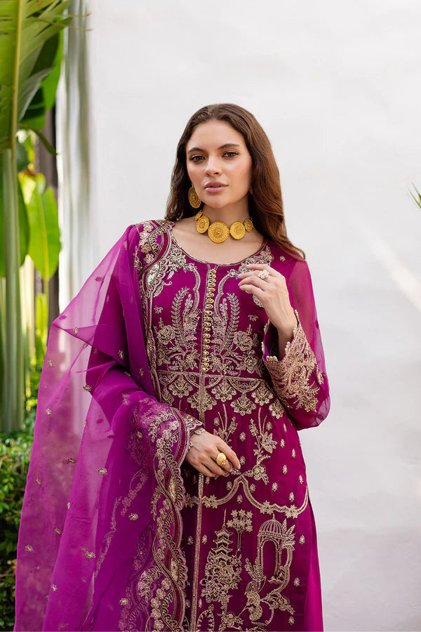 Maryum N Maria NOIR Embroidered Chiffon AULIA