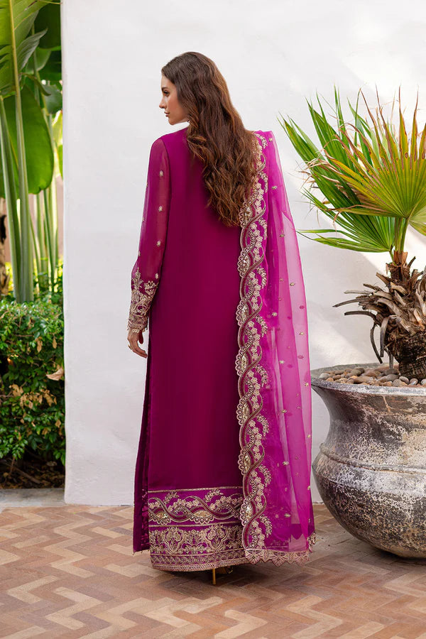 Maryum N Maria NOIR Embroidered Chiffon AULIA
