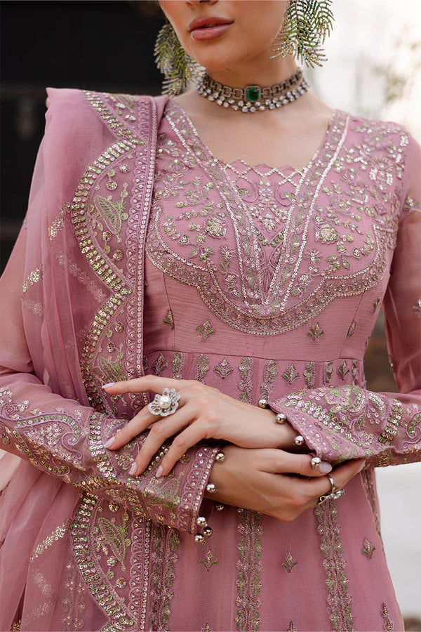 Maryum N Maria NOIR Embroidered Chiffon KIRANA