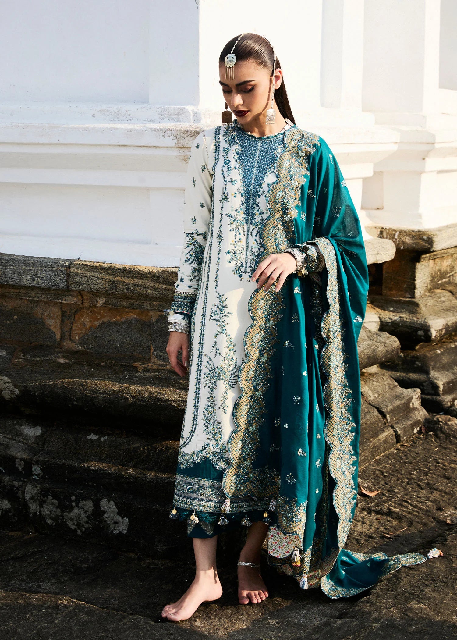 Hussain Rehar | Luxury Lawn'25 | Veil