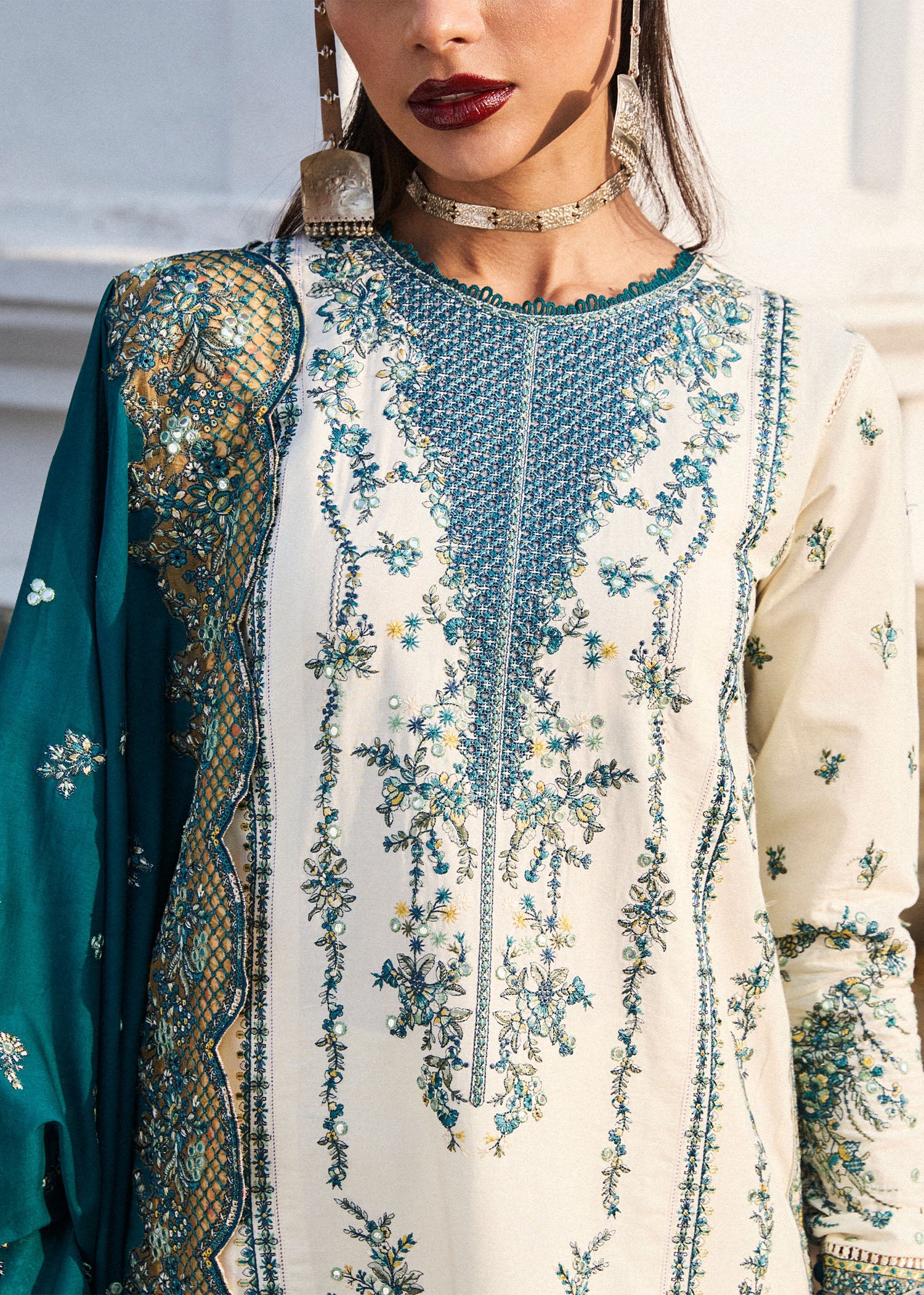 Hussain Rehar | Luxury Lawn'25 | Veil