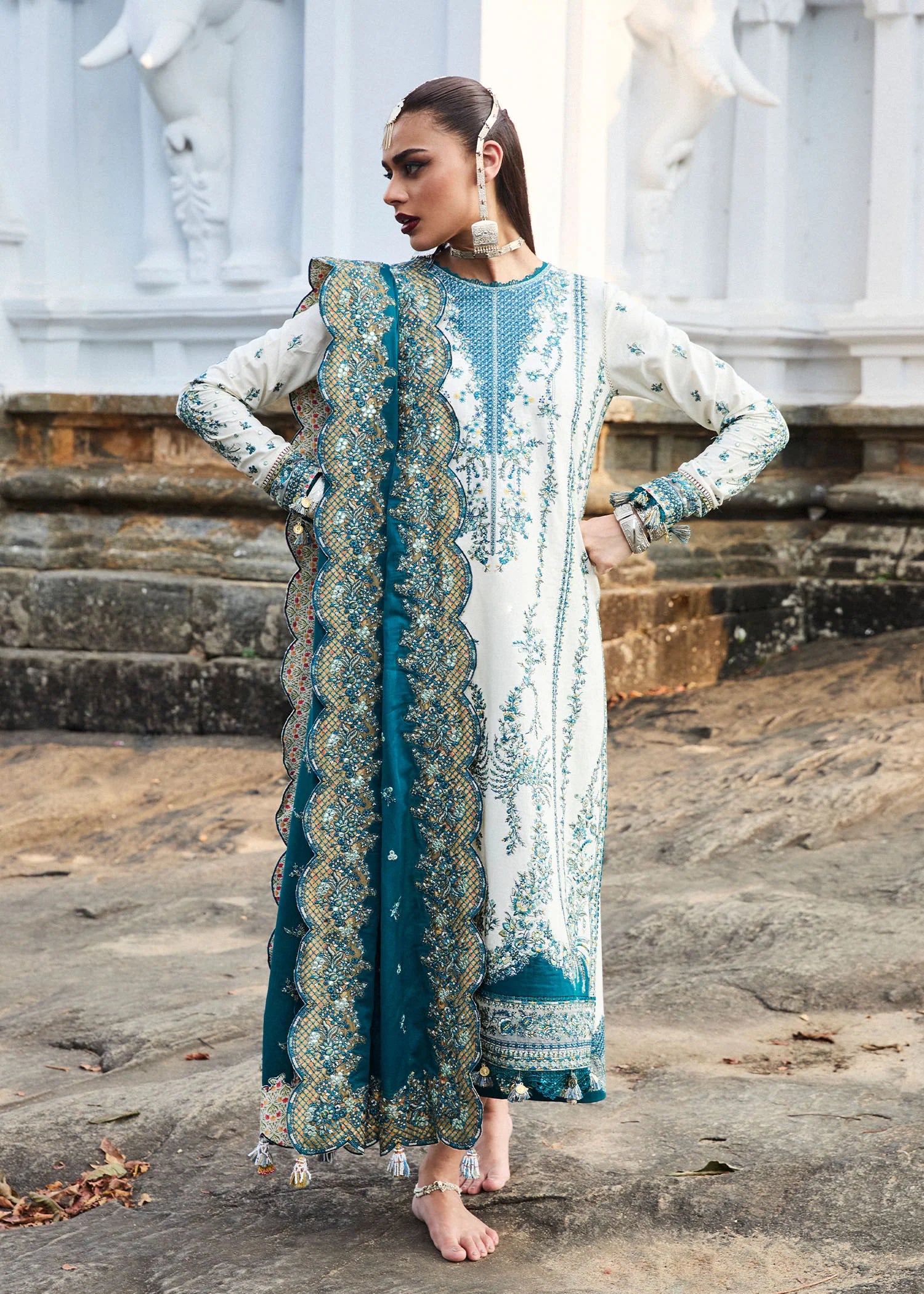 Hussain Rehar | Luxury Lawn'25 | Veil