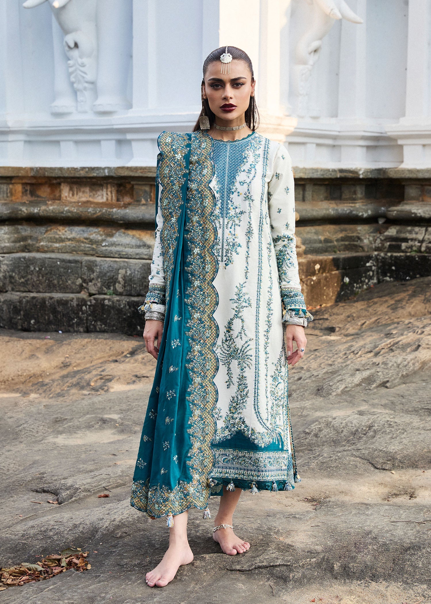 Hussain Rehar | Luxury Lawn'25 | Veil