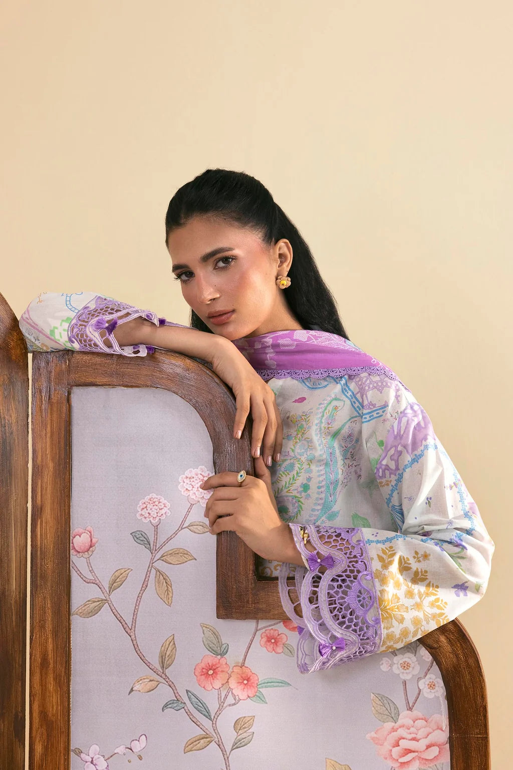 Sana Safinaz | Embroidered 3 Piece | LM261-001-CG