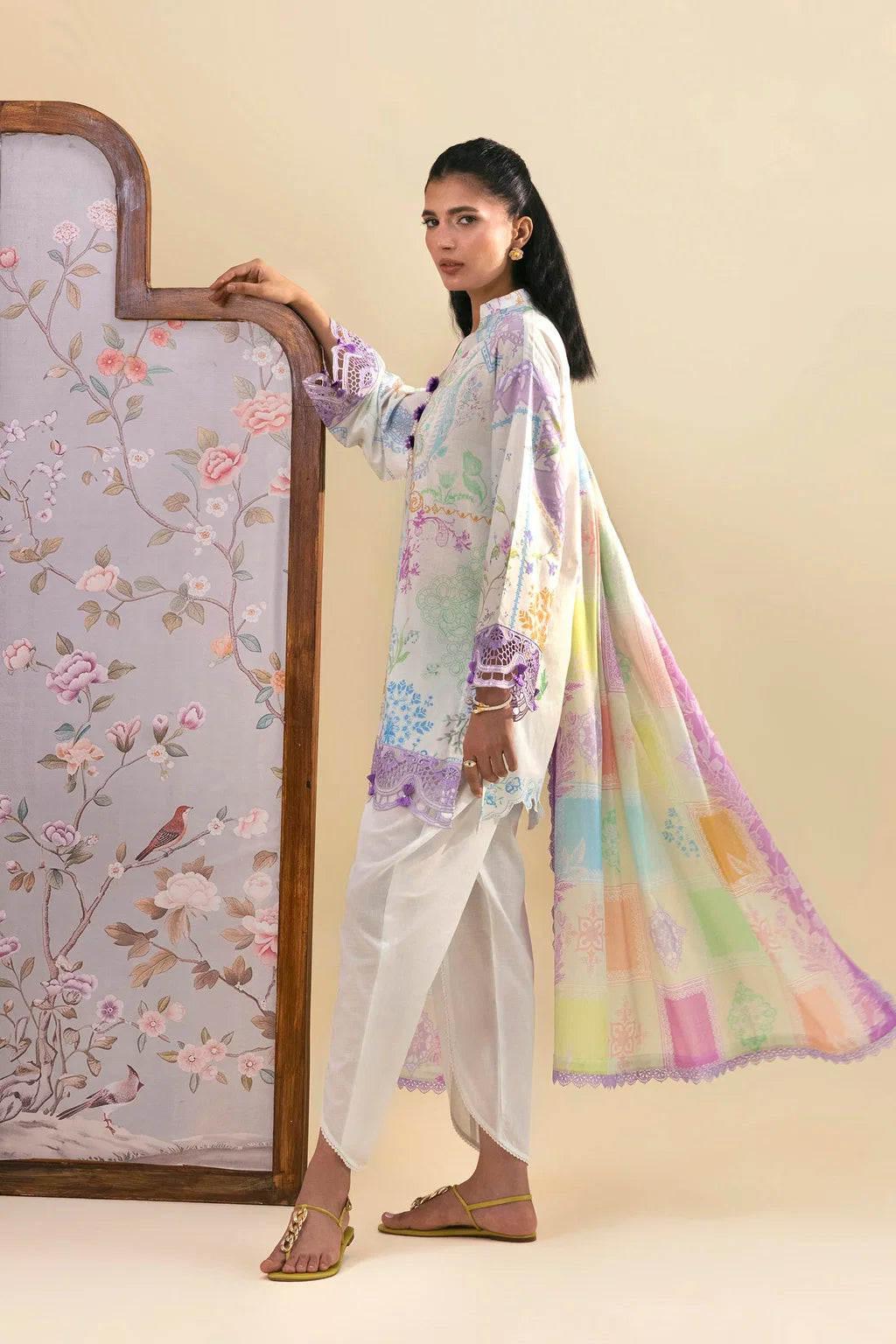 Sana Safinaz | Embroidered 3 Piece | LM261-001-CG