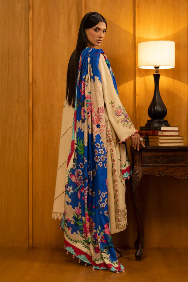 Sana Safinaz | MUZLIN WINTER '25 | Slub Muzlin 3 Piece | M253-001A-3CP