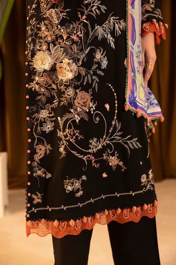 Sana Safinaz | MUZLIN WINTER '25 | Slub Muzlin 3 Piece | M253-006A-3CP