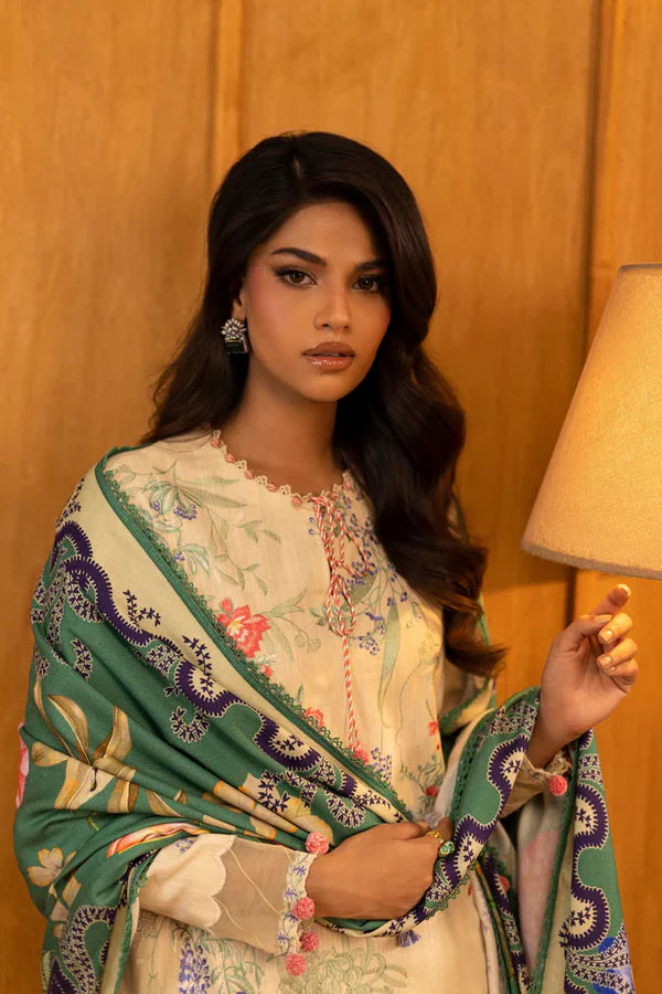 Sana Safinaz | MUZLIN WINTER '25 | Slub Muzlin 3 Piece | M253-009A-3AP