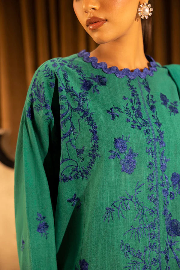 Sana Safinaz | MUZLIN WINTER '25 | Slub Muzlin 3 Piece | M253-010A-3CP