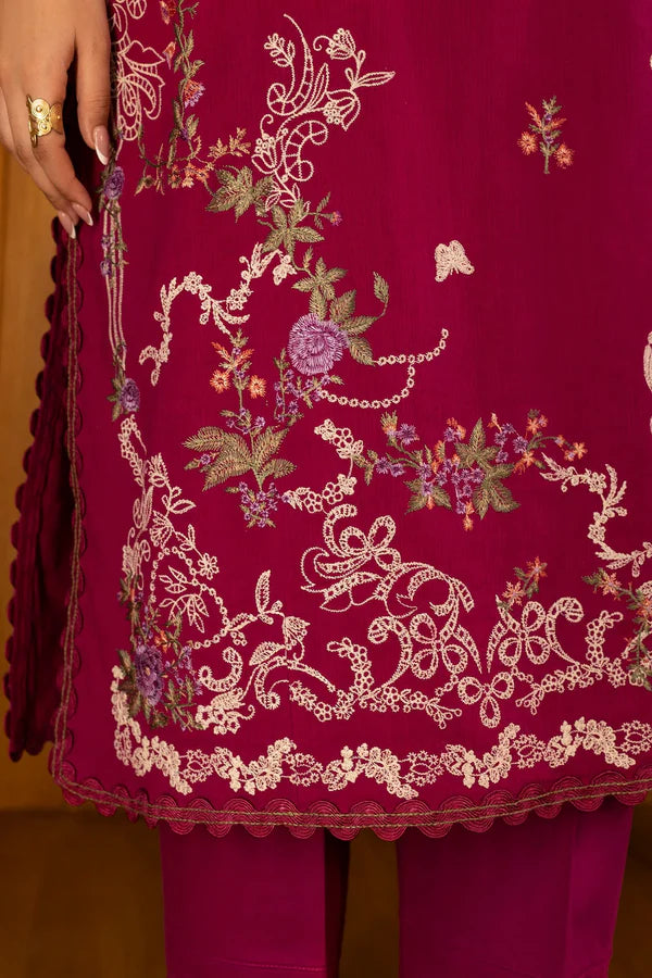 Sana Safinaz | MUZLIN WINTER '25 | Linen Muzlin 3 Piece | M253-012A-3CP