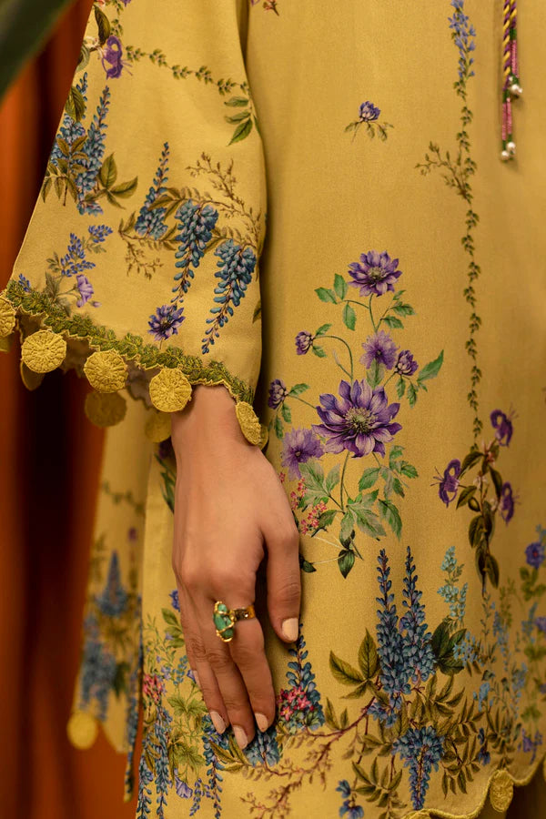 Sana Safinaz | MUZLIN WINTER '25 | Linen Muzlin 3 Piece | M253-013A-3CQ