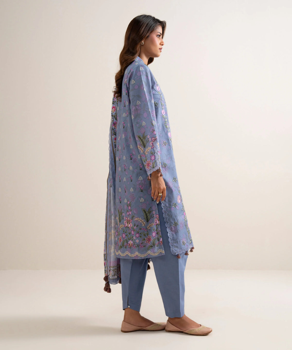 Sapphire | Intermix 26 | 3 Piece - Embroidered Lawn Suit 26V7131