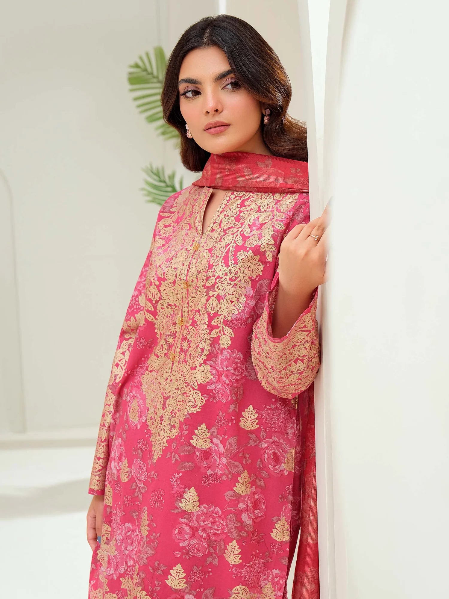 Limelight | 3Piece Lawn Suit-Paste Printed | U3953SU Floral