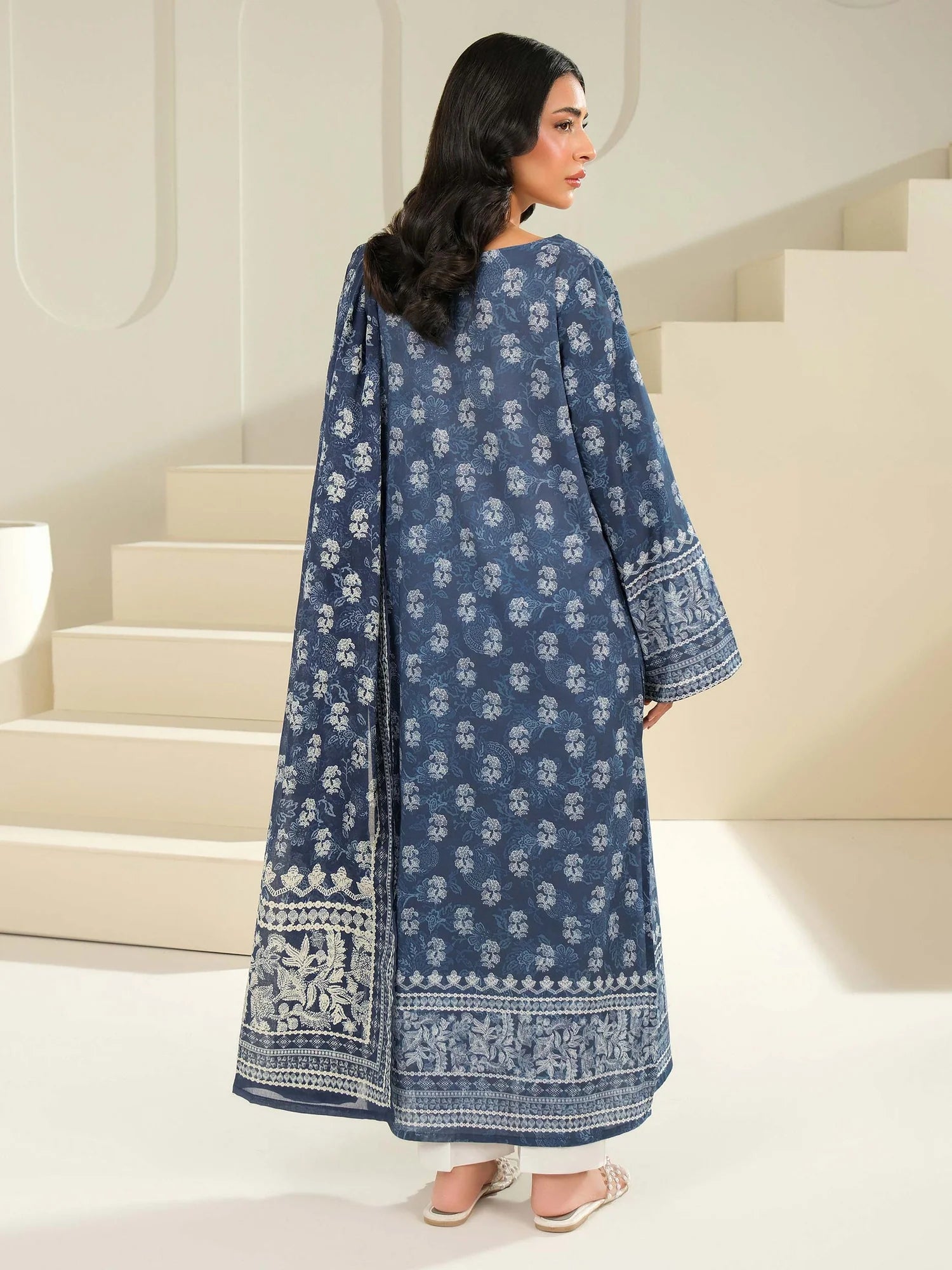 Limelight | 3Piece Lawn Suit-Printed| U4016SD