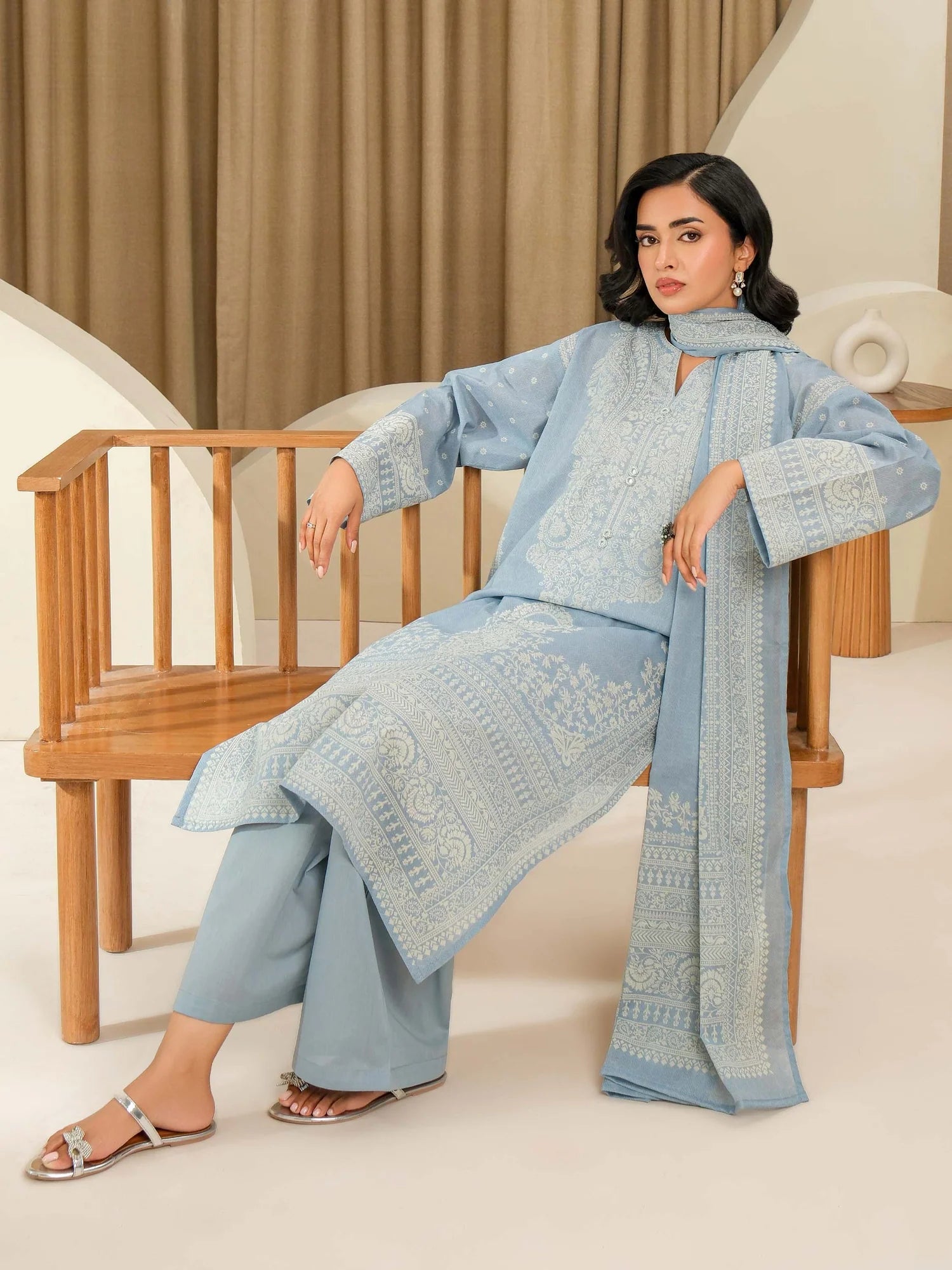 Limelight | 3Piece Lawn Suit-Paste Printed | U4080SU