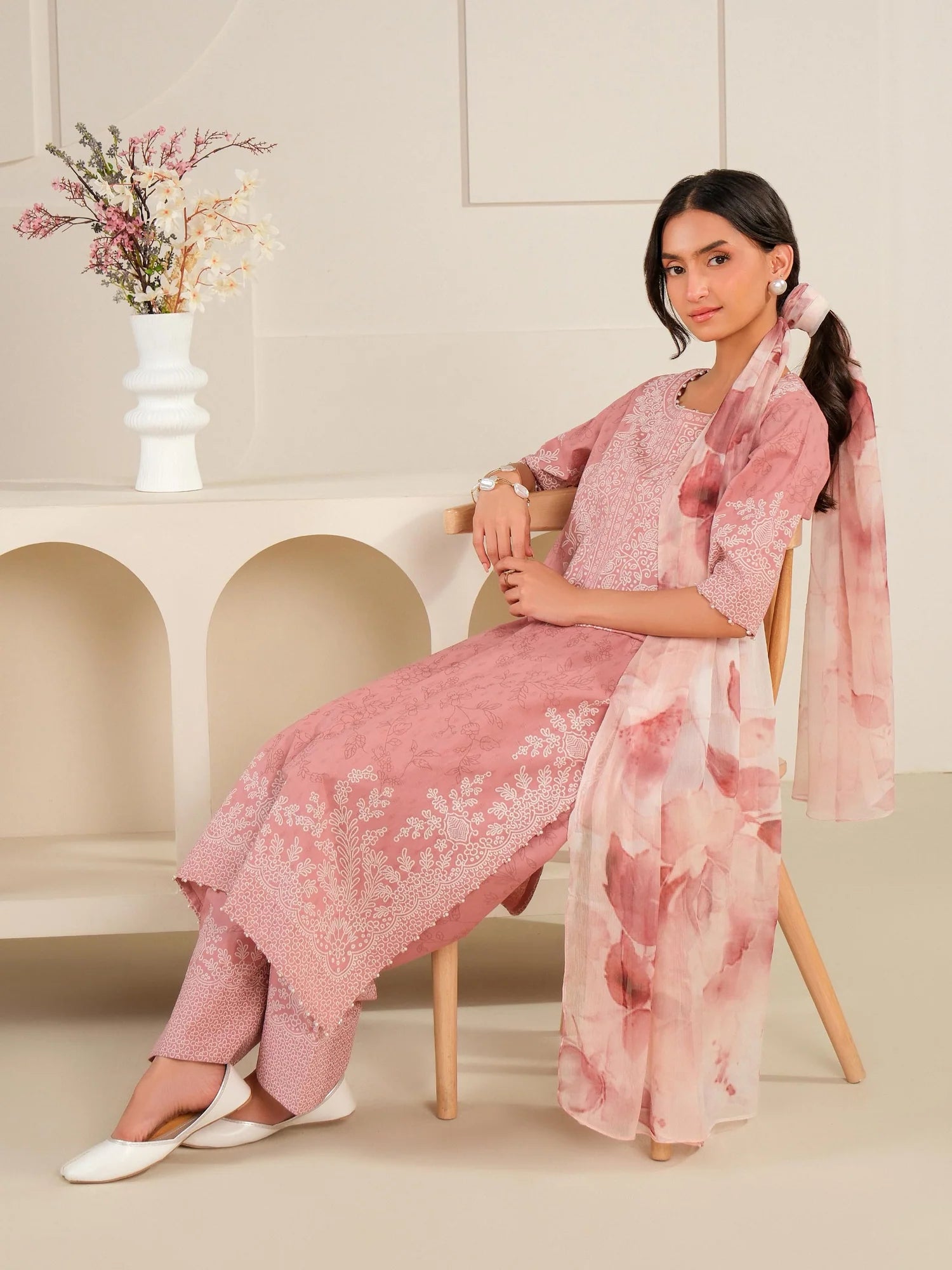 Limelight | 3Piece Lawn Suit-Paste Printed | U4315SU