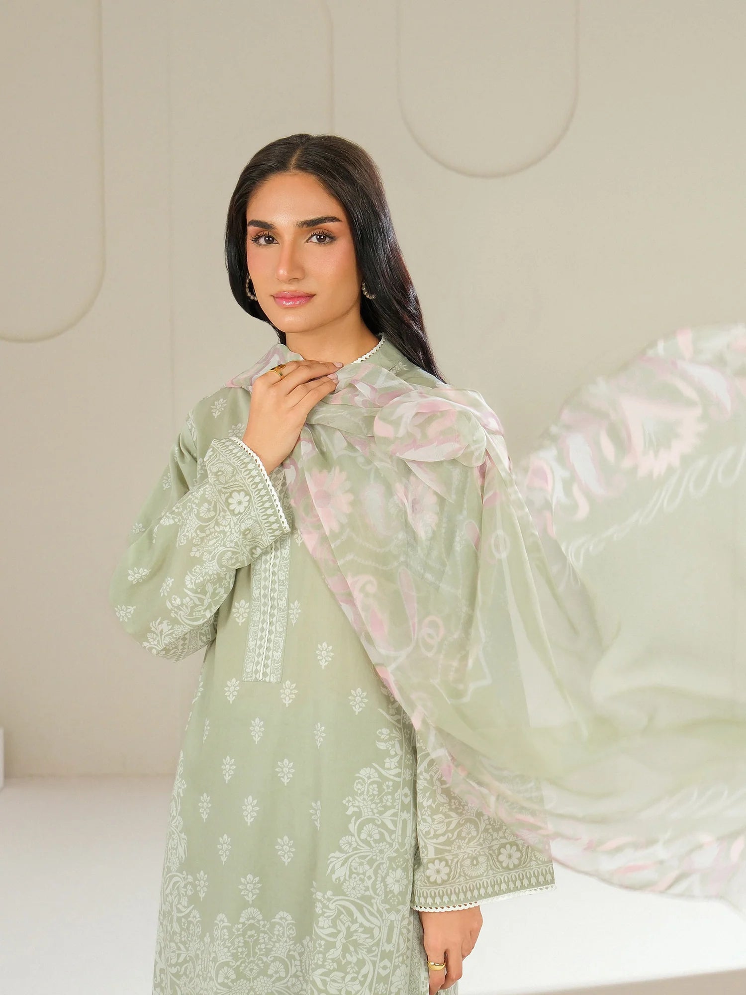Limelight | 3Piece Lawn Suit-Printed | U4397SU