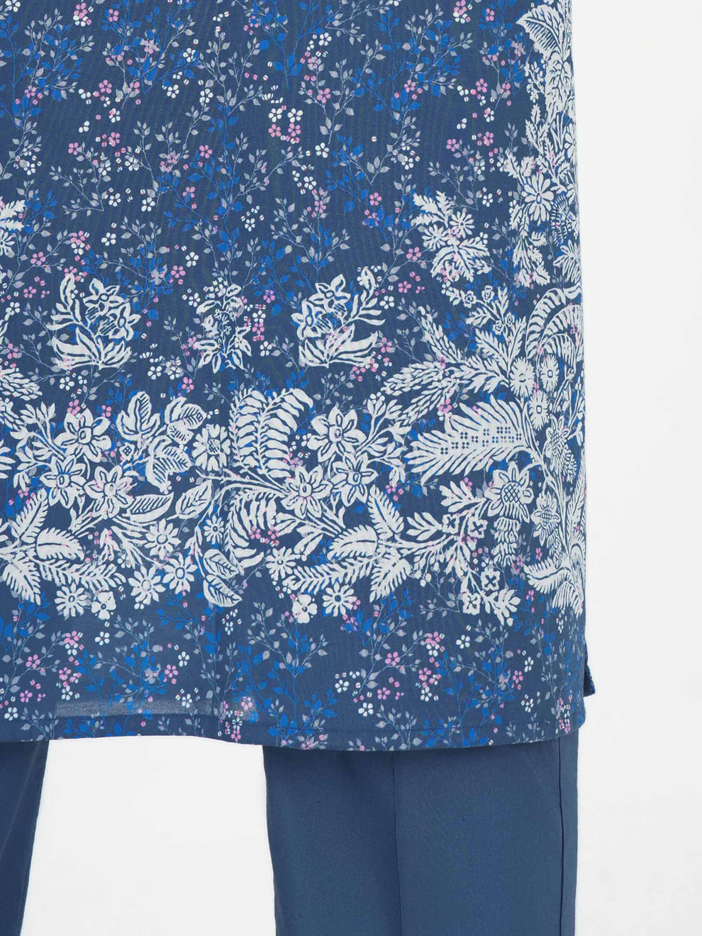 LimeLight | 3 Piece Lawn Suit- Printed | U4579SU Blue