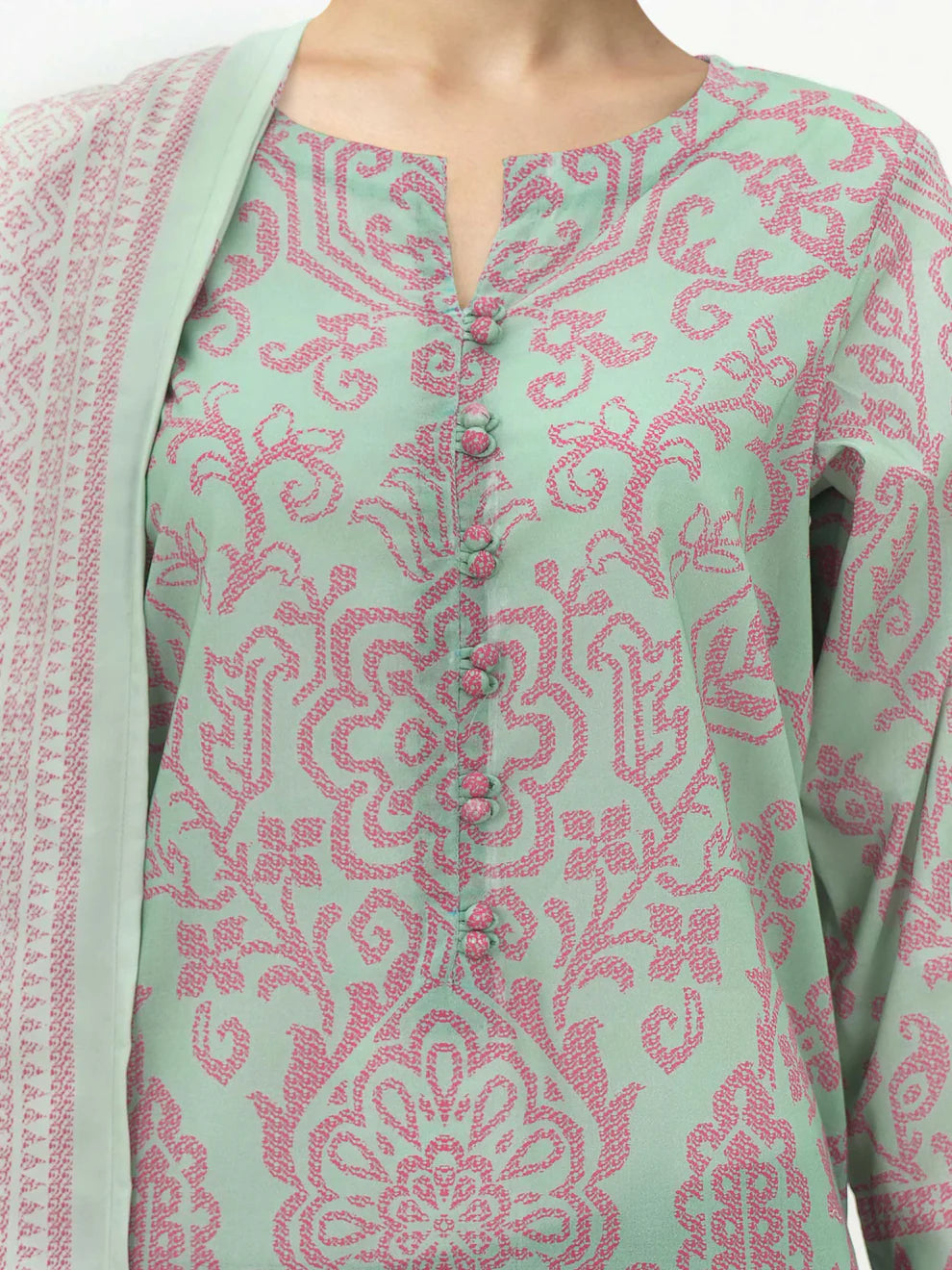 LimeLight | 3 Piece Lawn Suit | U4821SU Green