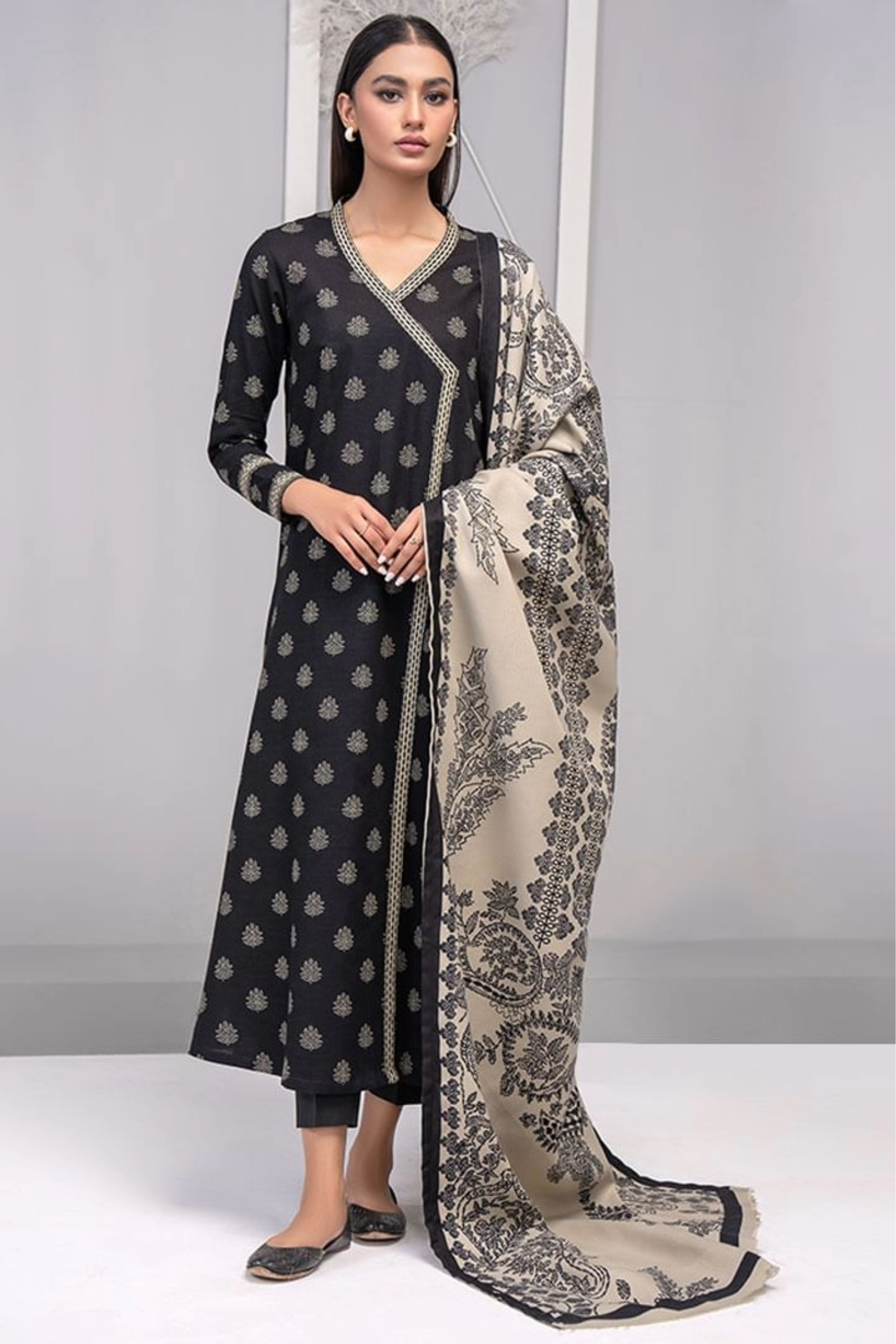LimeLight - Winter - 3Pc Printed Khaddar -U3140