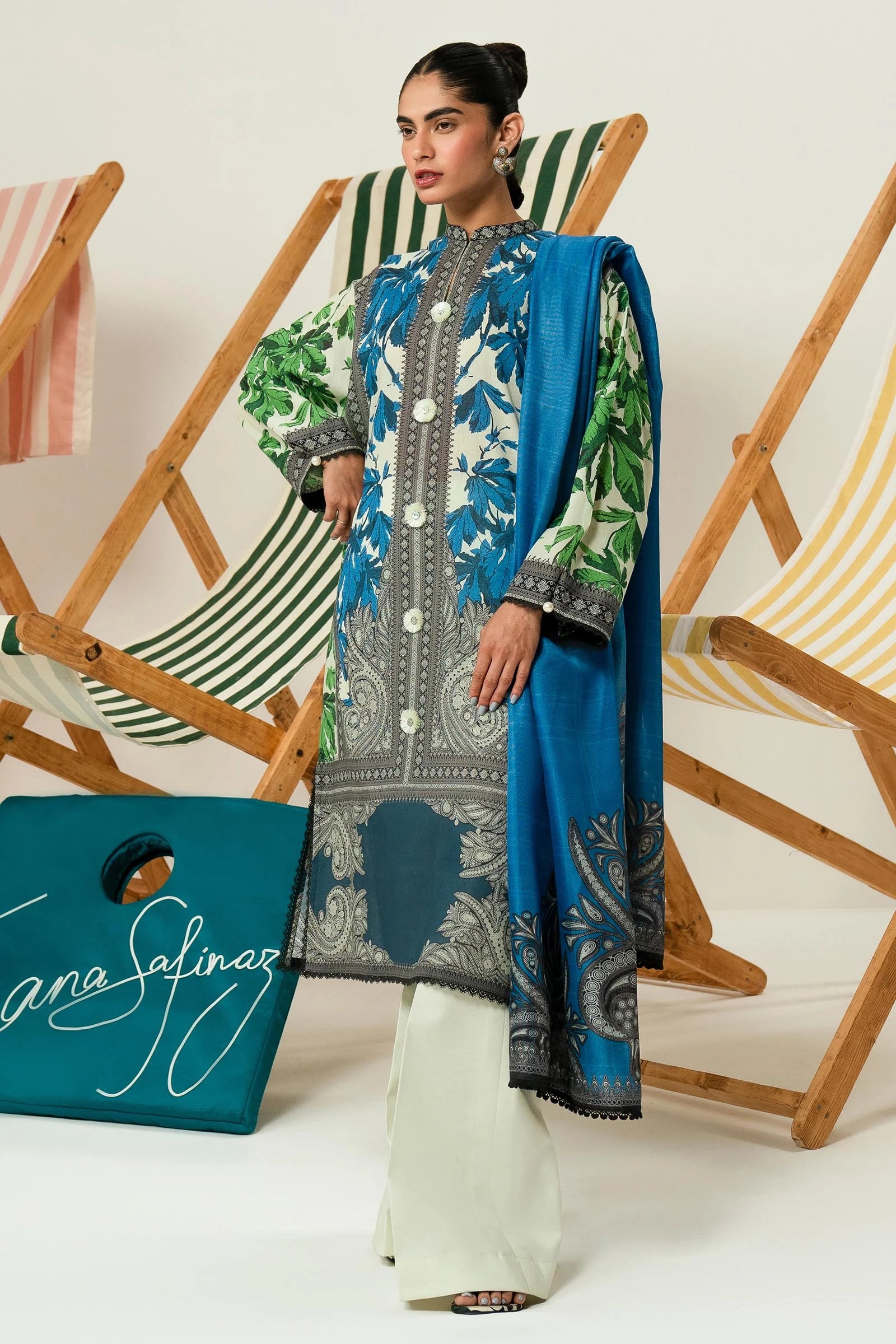 Sana Safinaz - Mahay Summer Vol 2 - 3Pc -H242-021B-2S