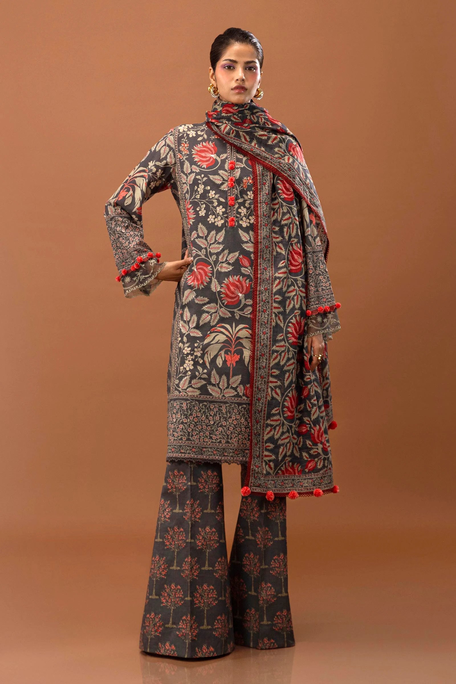 Sana Safinaz - Mahay Winter'24 - 3PC -H243-002B-3CQ